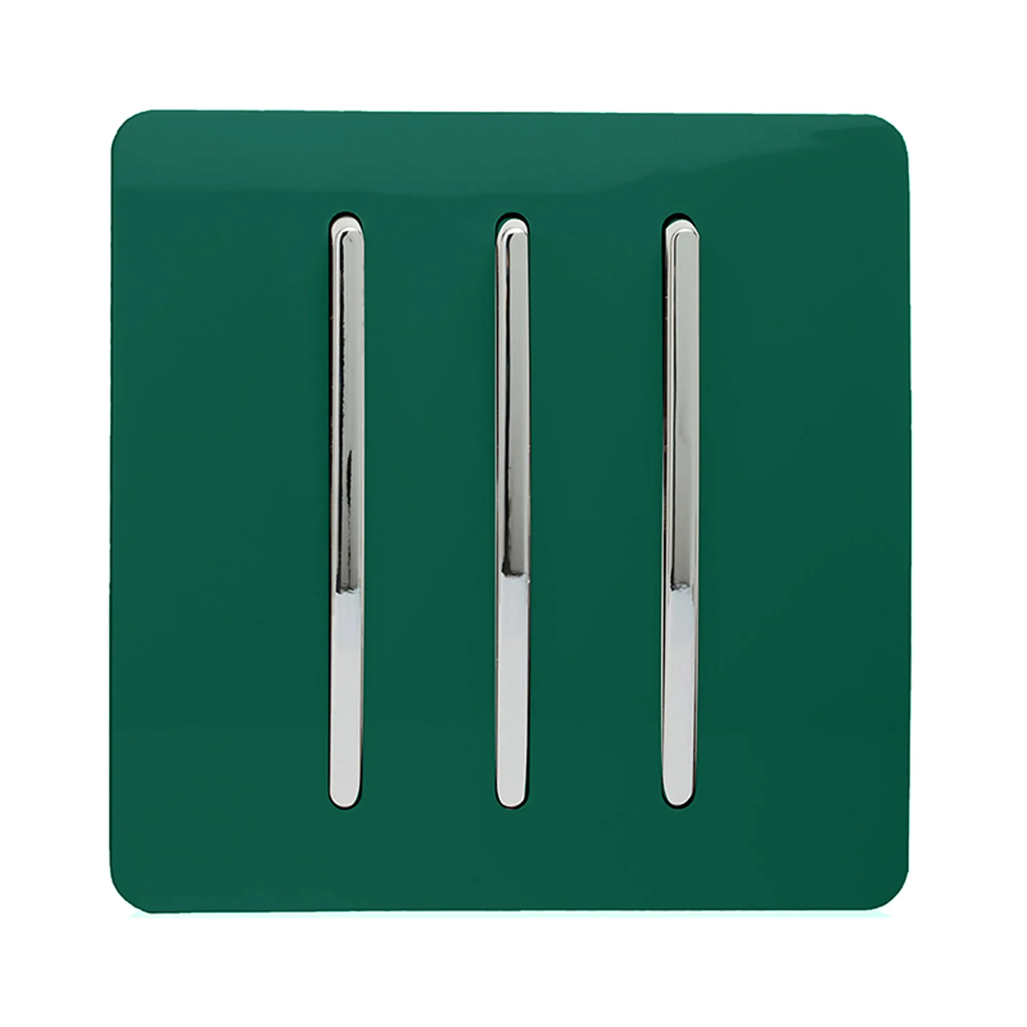 ART-SS6DG  3 Gang 2 Way 10 Amp Rocker Dark Green